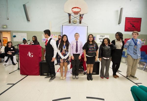 First Lady O'Malley Address Armistead Gardens Students on Bullying