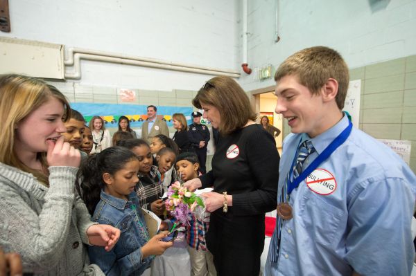 First Lady O'Malley Address Armistead Gardens Students on Bullying