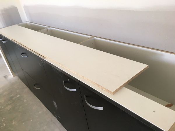 Kitchen Cabinets and Drawers, Pre-Countertop (aka Benchtop)