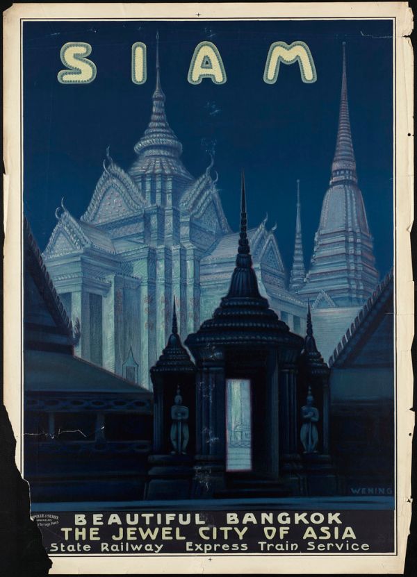 Siam. Beautiful Bangkok, the Jewel city of Asia