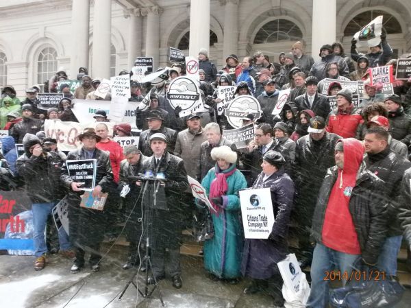 Rally at New York City Hall