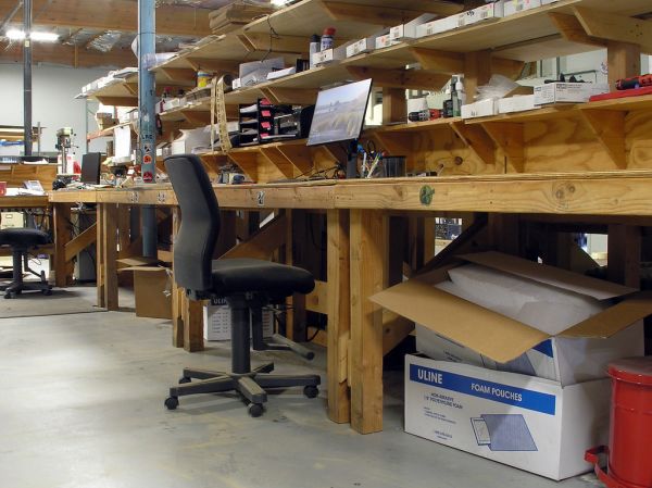 Those workbenches . . . fifteen years later