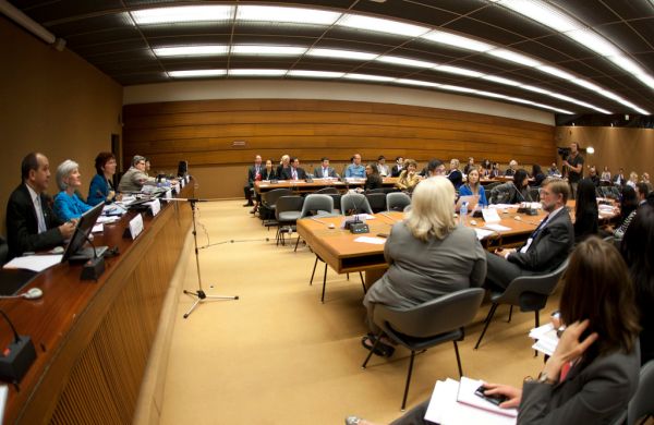 Panel discussion at the 65th World Health Assembly “Breaking Down Barriers: Addressing Stigma and Discrimination in Health Care for LGBT Persons Background.”