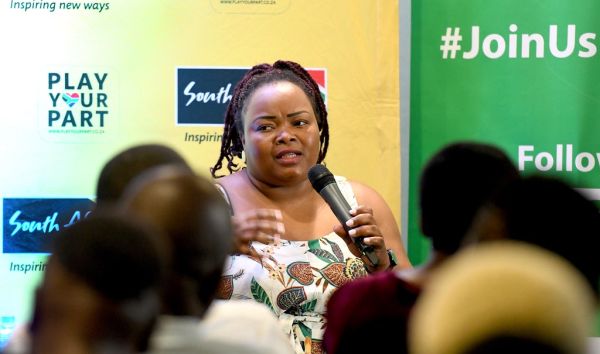 Deputy Minister Thembi Siweya addresses business workshop for youth in Kimberley