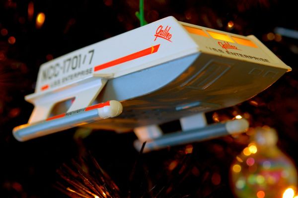 Shuttlecraft Galileo On The Star Trek Christmas Tree 2012