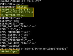 Static IP Address Settings