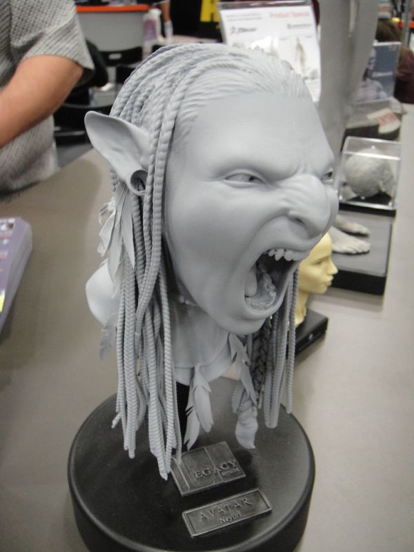 3D Avatar Neytiri bust created with ZBrush