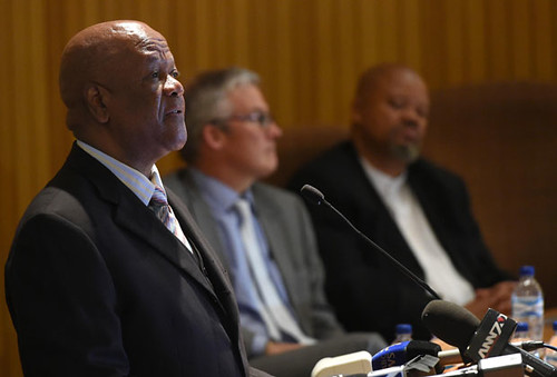 Minister in the Presidency Jeff Radebe delivers a keynote address at the 2014 International Anti-Corruption Day commemoration at University of South Africa (Unisa) in Pretoria. (Photo: DOC)