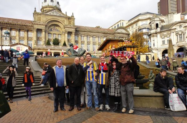 Birmingham City Centre - Nov 2013 - Town Hall, German Market and Bees Fans