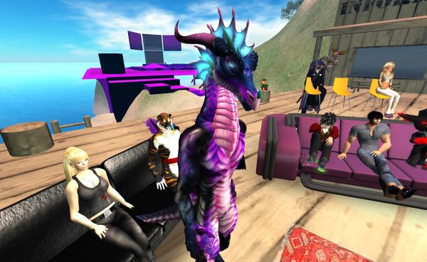 Geerkil Ziskey's awesome upright dragon avatar