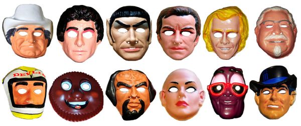 Devlin and Star Trek Masks 9432