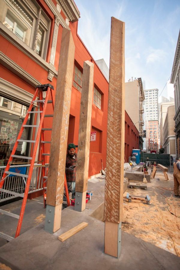 Annie Street Temporary Plaza Installation