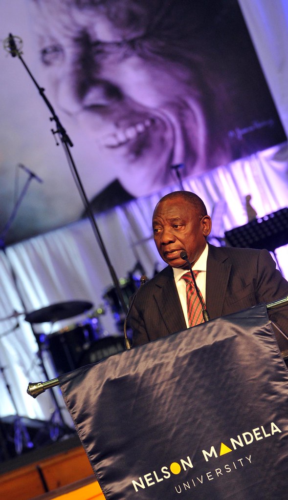 Deputy President Cyril Ramaphosa addresses Nelson Mandela University name launch