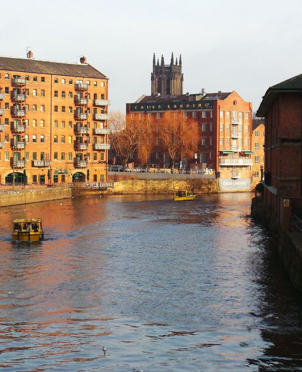 Leeds City Centre - Feb 2015 - The Bridge On The River Aire
