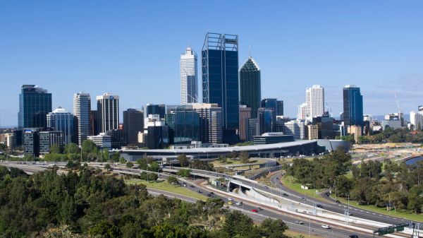 Perth City Skyline