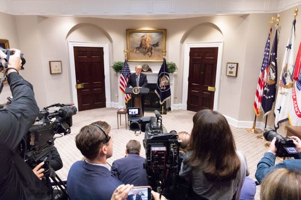 President Donald J. Trump Address the Crisis at the Border