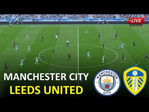 🔴Manchester city vs Leeds united Live I English Premier League 2026 Full Match I PES 21 Simulation