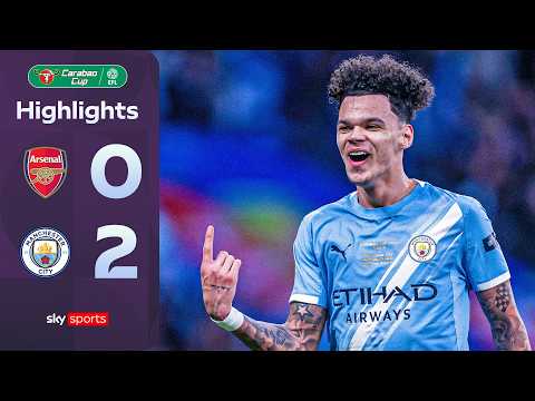 Nico O'Reilly double helps City WIN Carabao Cup 🏆 | Arsenal 0-2 Man City | Carabao Cup Highlights