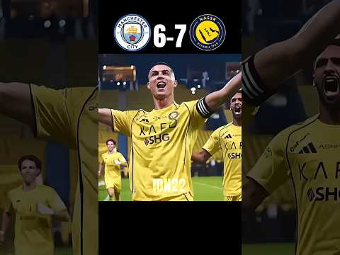 Ronaldo's 999 goals || Manchester City vs Al Nassr Highlights imaginary 2090 #ronaldo #football