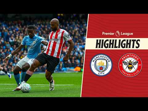Defeat at the Etihad | Manchester City 3-0 Brentford | Premier League Highlights