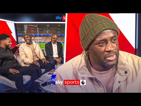 "Man City will win the title!" | Yaya Toure joins Patrick Vieira in studio after Arsenal vs Chelsea