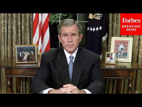 FLASHBACK: President George W. Bush Addresses Nation After 9/11 Attacks, 25 Years Ago Today