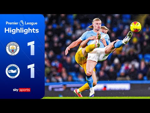 Man City drop points at home ONCE MORE! 📉 | Man City 1-1 Brighton | Premier League highlights