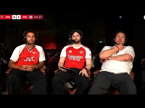 Arsenal 0-2 Man City GOAL REACTIONS