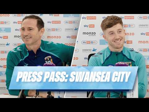 PRESS CONFERENCE | Frank Lampard and Josh Eccles look ahead to Swansea City. 🎙️