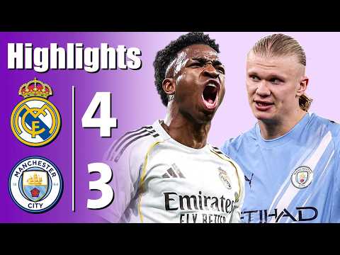 Real Madrid vs Manchester City 4-3 - All Goals &amp; Highlights - 2026