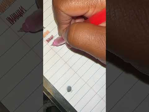 swatch my new pens with me, asmr edition ✨ full vid on tt #write #neathandwriting #gelpens #asmr