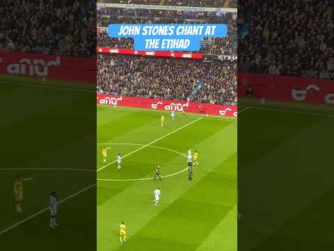 John Stones Chant At The Etihad! | Manchester City 3-0 Crystal Palace