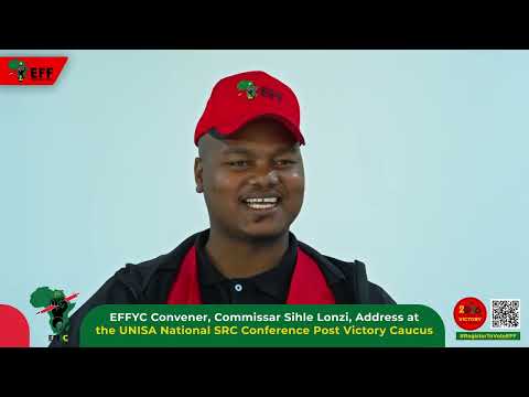 EFFYC Convener, Commissar Sihle Lonzi, Address