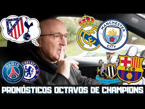 REAL MADRID vs MANCHESTER CITY,  NEWCASTLE vs BARCELONA, ATLETI v TOTTENHAM... PORCENTAJES CHAMPIONS