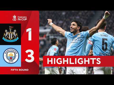 Marmoush's incredible DOUBLE ✌️ | Newcastle United (1-3) Manchester City | Emirates FA Cup 2025-26