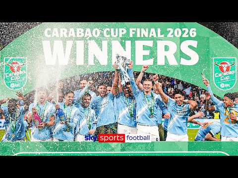 Manchester City Carabao Cup trophy celebrations &amp; reaction!