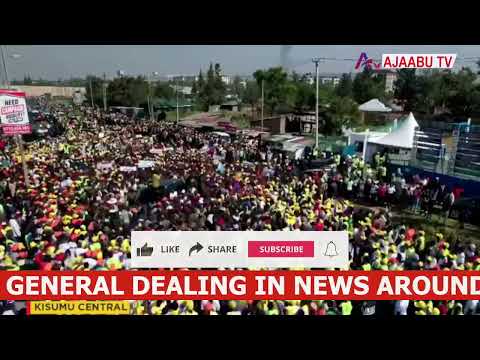 DRAMA! KISUMU ERUPTS AS RUTO ADDRESS MILLIONS OF LUOS!!!