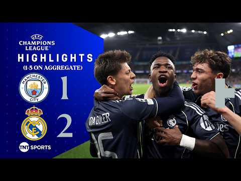 City Crash Out! 😬 | Man City 1-2 Real Madrid (1-5 AGG) | UEFA Champions League Highlights