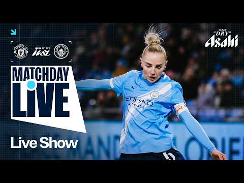 MATCHDAY LIVE! DERBY DAY IN MANCHESTER!!! | Man United v Man City | WSL