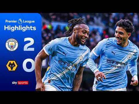 Semenyo &amp; Marmoush strike to end City winless run | Man City 2-0 Wolves | Premier League Highlights