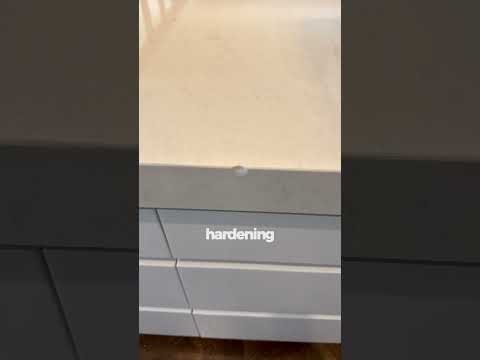 Stone Benchtop Chip Repair | Edge Rebuilt &amp; Polished Seamlessly