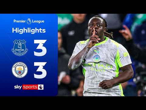 CARNAGE as Doku salvages late point for City! 🤯 | Everton 3-3 Man City | Premier League Highlights