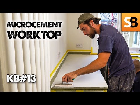 Wow! Microcement Kitchen Worktop ~ KB#13