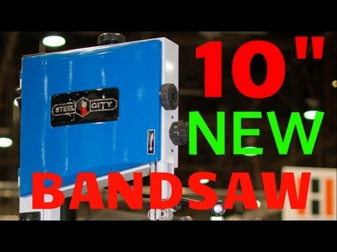10" Bench Band Saw: NEW Benchtop Bandsaw from Steel City 50110