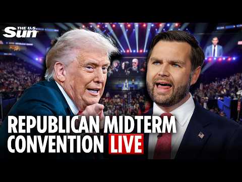 LIVE: Trump and JD Vance address Republican midterm convention | The US Sun