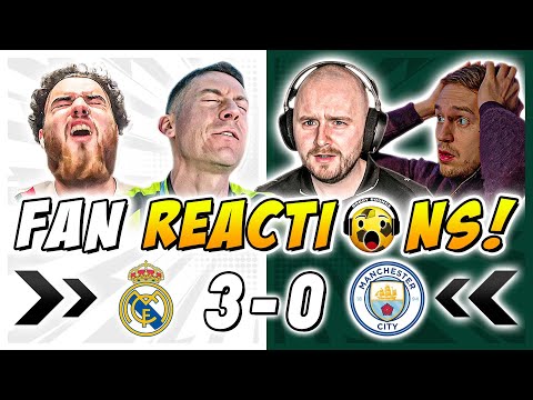 Man City Fans DEVASTATED 😫 Reactions to Real Madrid 3-0 Man City | Champions League Fan Reactions