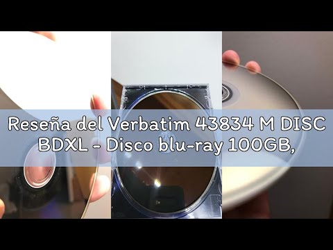 Reseña del Verbatim 43834 M DISC BDXL - Disco blu-ray 100GB, [Pack de 5 unidades]