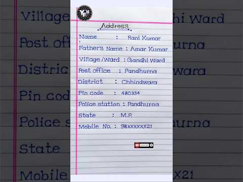 Address kaise likhe | How to write address | Pata kaise likha jata hai | पता कैसे लिखें इंग्लिश में