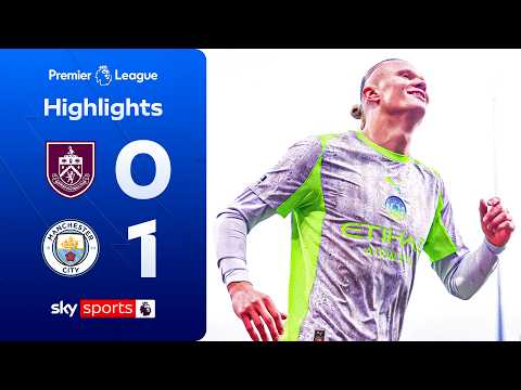 Haaland sends Man City TOP! 🔝 | Burnley 0-1 Manchester City | Premier League highlights