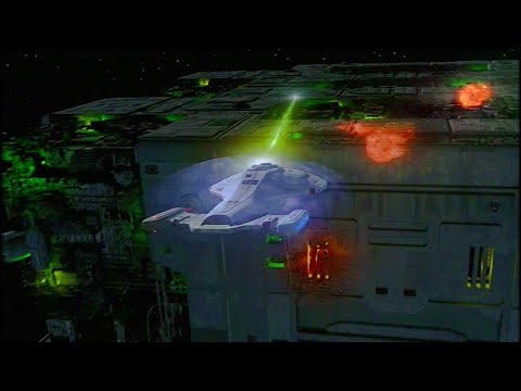 Star Trek - Voyager battles the Toughest Borg Cube